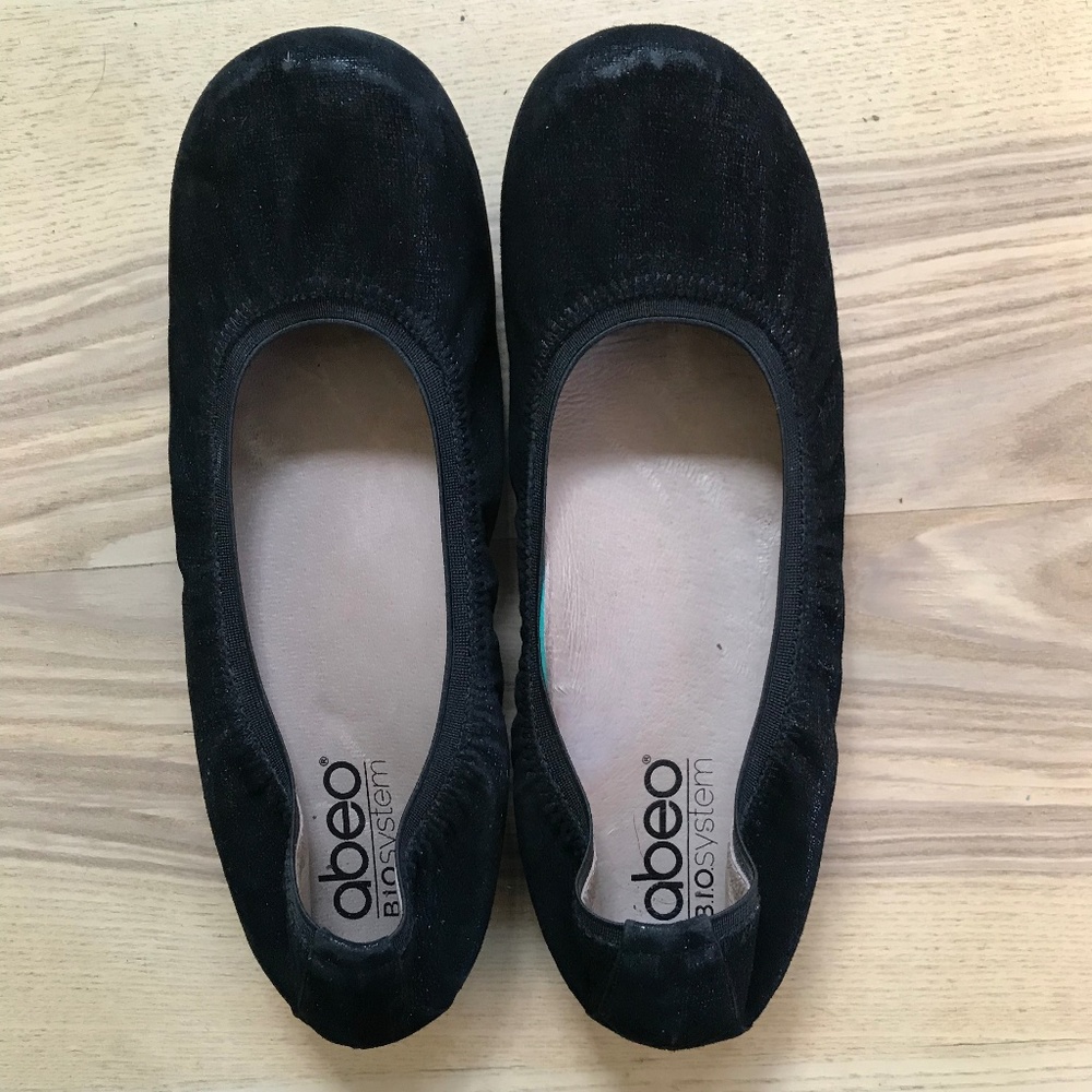 ABEO Tia flats - Neutral Black - Size 9